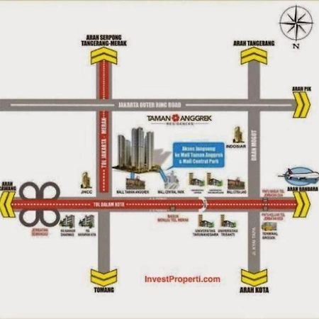 Homy 2 Bedroom Apartment Near Shopping Malls Джакарта Экстерьер фото